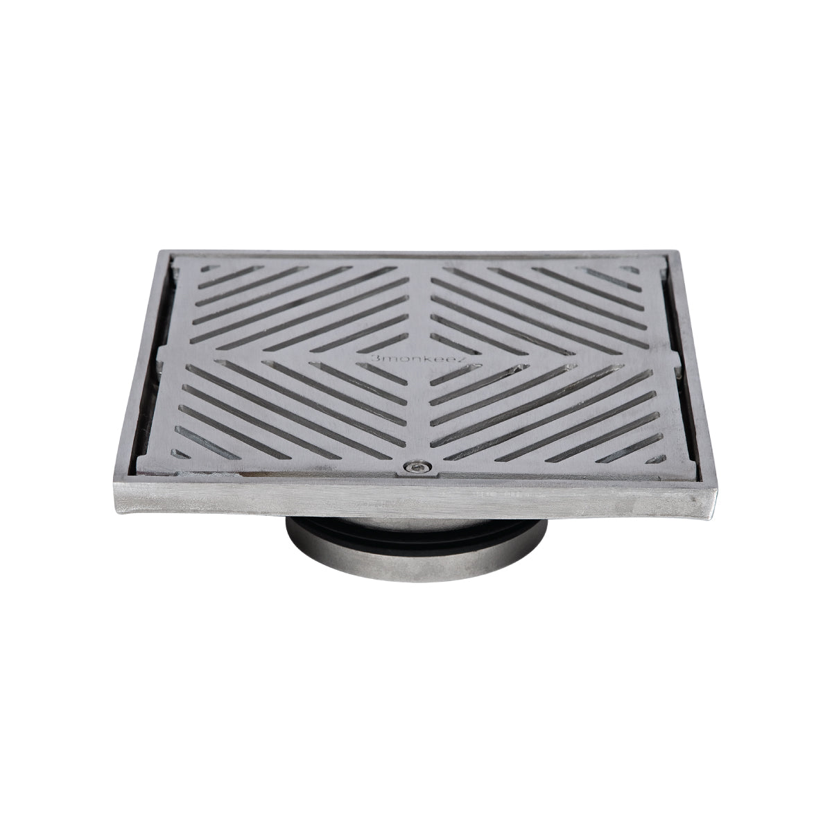 200mm Square Floor Waste (suits 100mm pipe) (Heel Proof) FW-200S-316