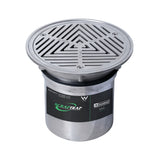 200mm Round Vinyl Floor Waste Arrestor (suits 150mm pipe) (Heel Proof) FW-200VRBT-150-316