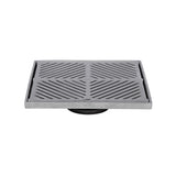 250mm Square Floor Waste (suits 100mm pipe) (Heel Proof) FW-250S-304