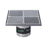 300mm Square Floor Waste Arrestor (suits 150mm pipe) (Heel Proof) FW-300BS-150-304