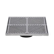 300mm Square Floor Waste (suits 100mm pipe) (Heel Proof) FW-300S-304