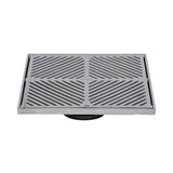 300mm Square Floor Waste (suits 100mm pipe) (Heel Proof) FW-300S-304