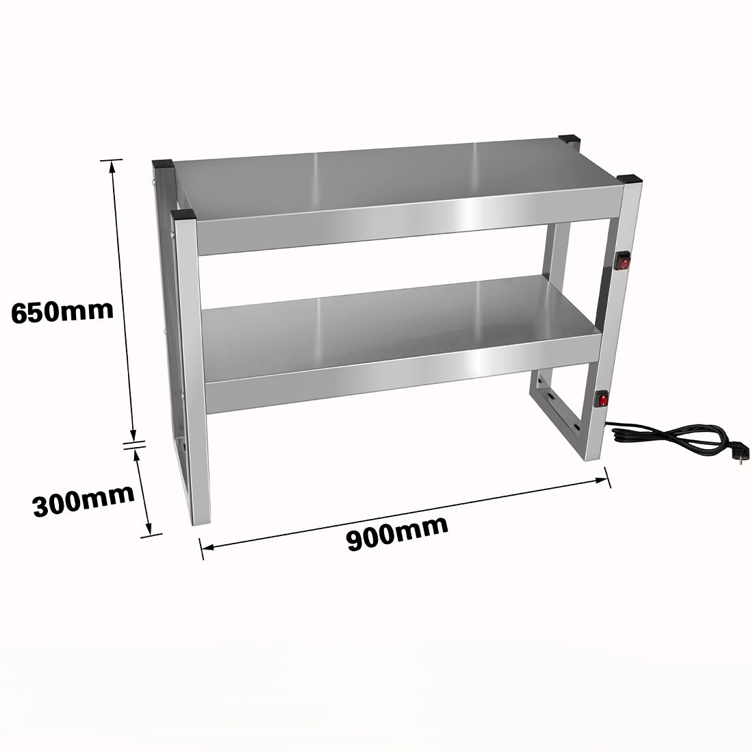 Benchstar Commercial Food Warmer with 4 Lamps – FW4L-092