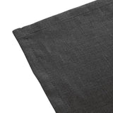 Olympia Linen Table Napkin 400x400mm Black (Pack 12)