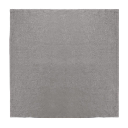 Olympia Linen Table Napkin 400x400mm Grey (Pack 12)