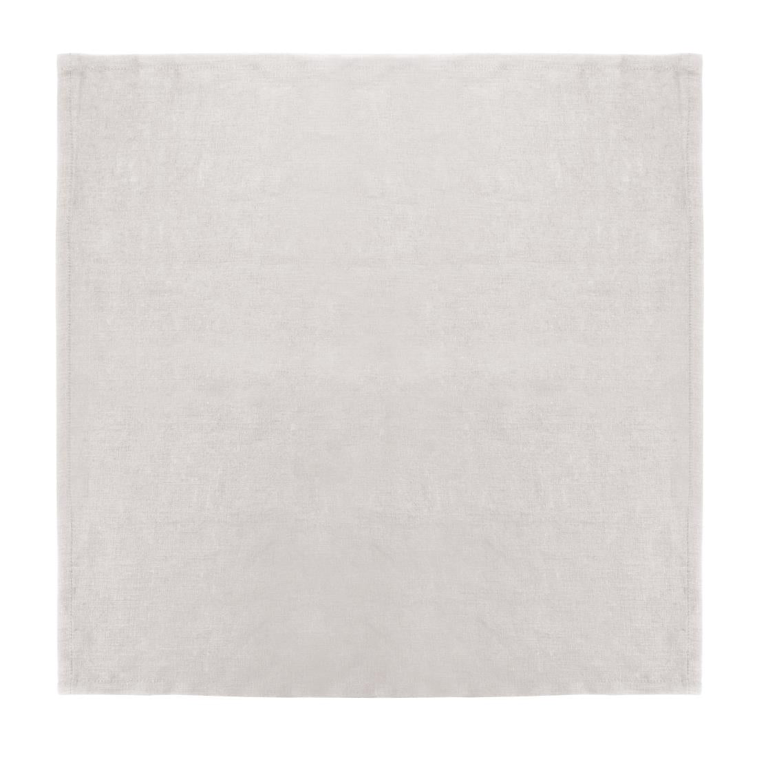 Olympia Linen Table Napkin 400x400mm Natural (Pack 12)