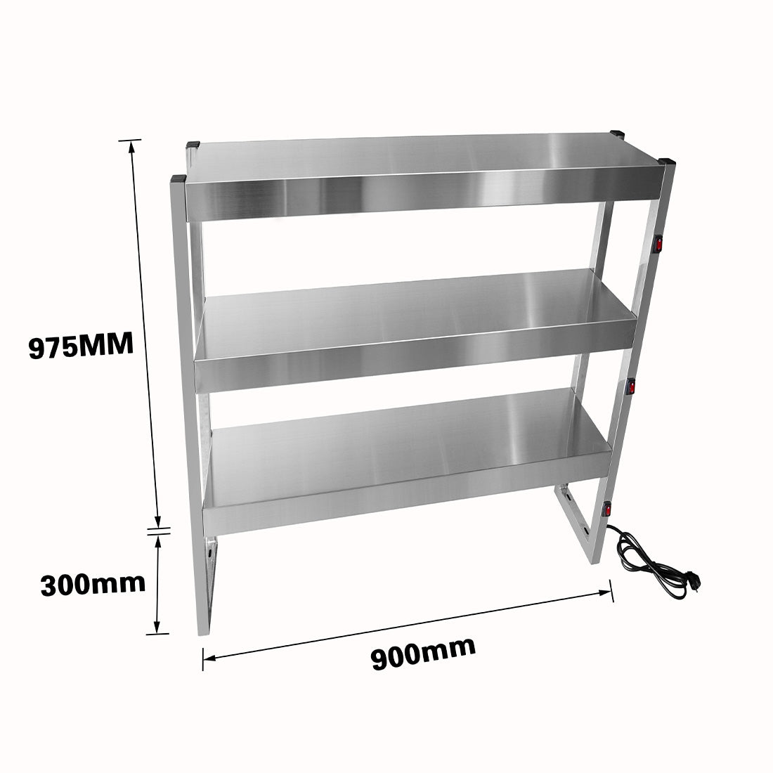 Benchstar Commercial Food Warmer with 6 Lamps – FW6L-093