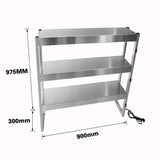 Benchstar Commercial Food Warmer with 6 Lamps – FW6L-093