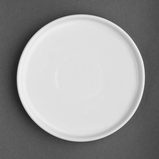 Olympia Whiteware Flat Round Plate - 150mm 6" (Box 6)