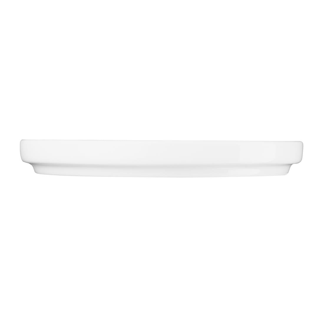 Olympia Whiteware Flat Round Plate - 150mm 6" (Box 6)