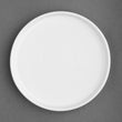 Olympia Whiteware Flat Round Plate - 210mm 8 1/4" (Box 6)