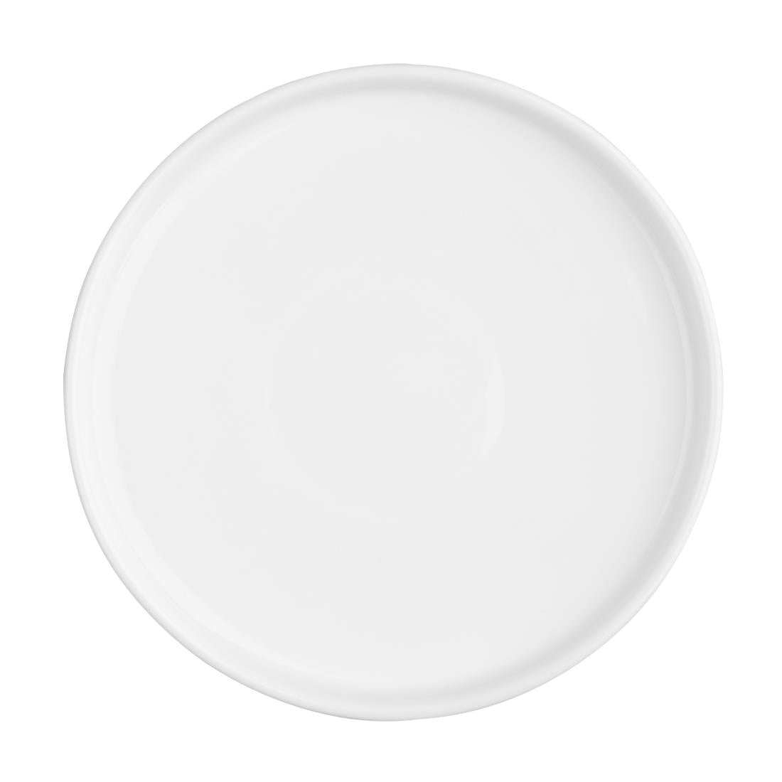 Olympia Whiteware Flat Round Plate - 210mm 8 1/4" (Box 6)