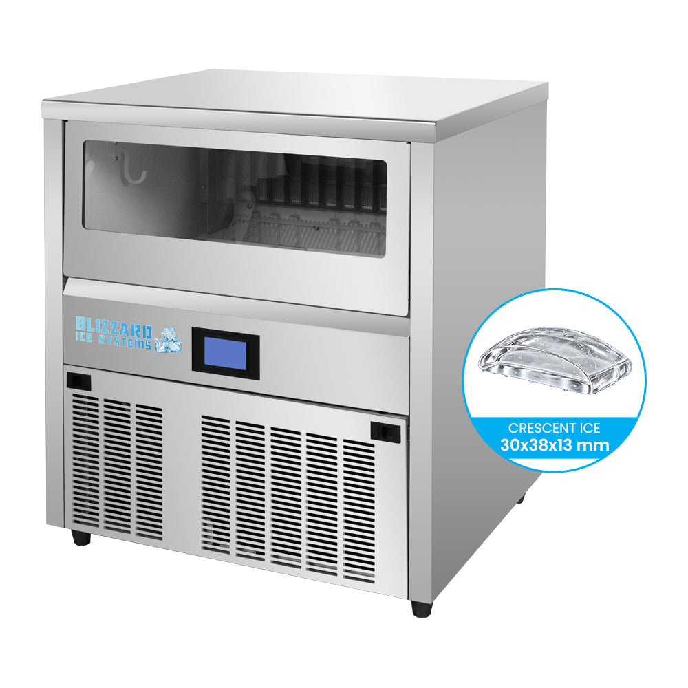 BLIZZARD Crescent Ice Maker 54kg/24hr with 30kg Storage - FWIC-54C