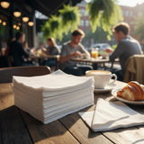 PakMax 1 ply 500 Sheets 1/8 Fold White Napkin - FWN118-300-500