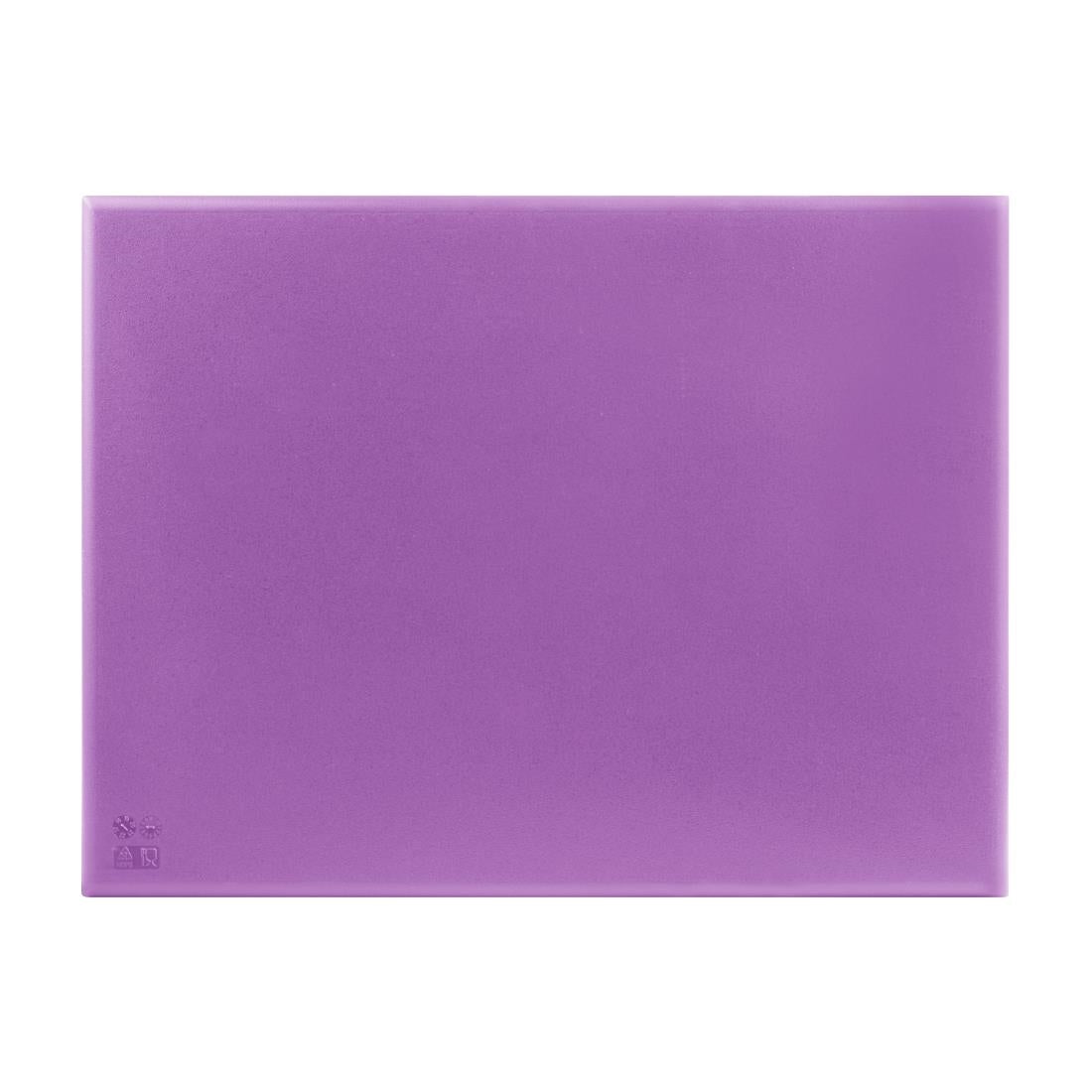 Hygiplas High Density Chopping Board Purple - 600x450x25mm