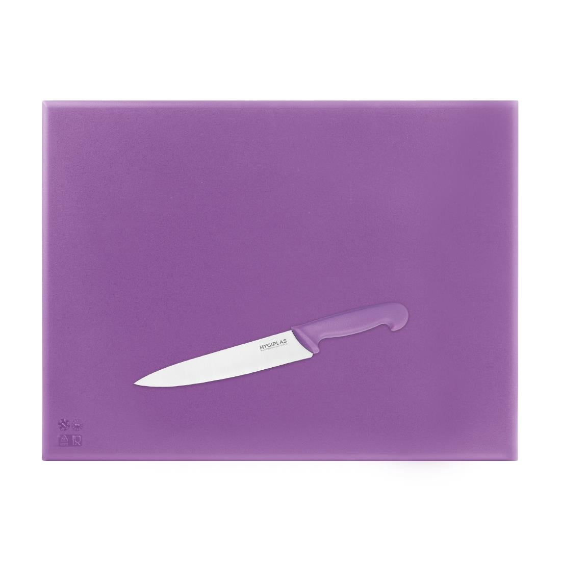 Hygiplas High Density Chopping Board Purple - 600x450x25mm