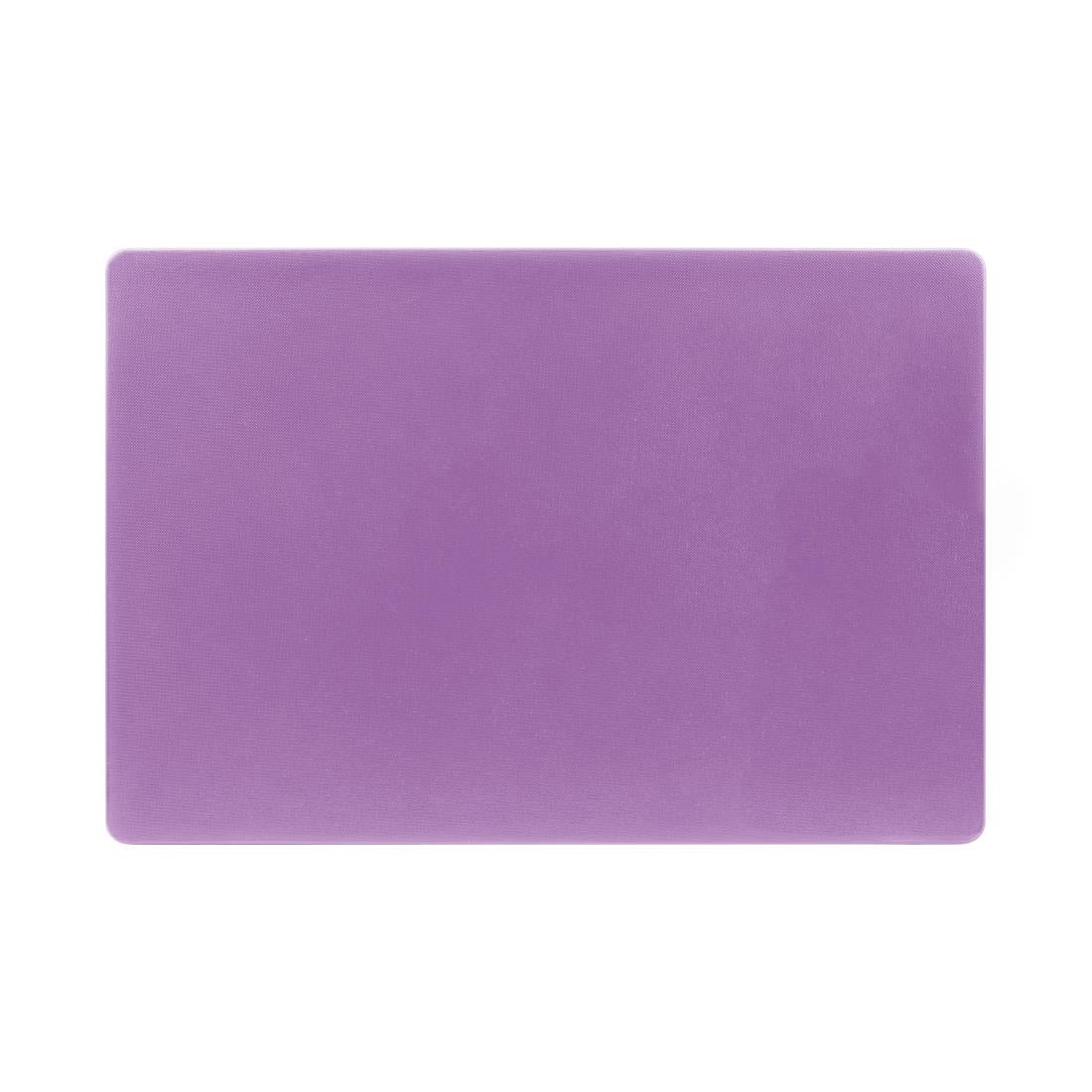 Hygiplas Low Density Chopping Board Purple - 300x450x20mm