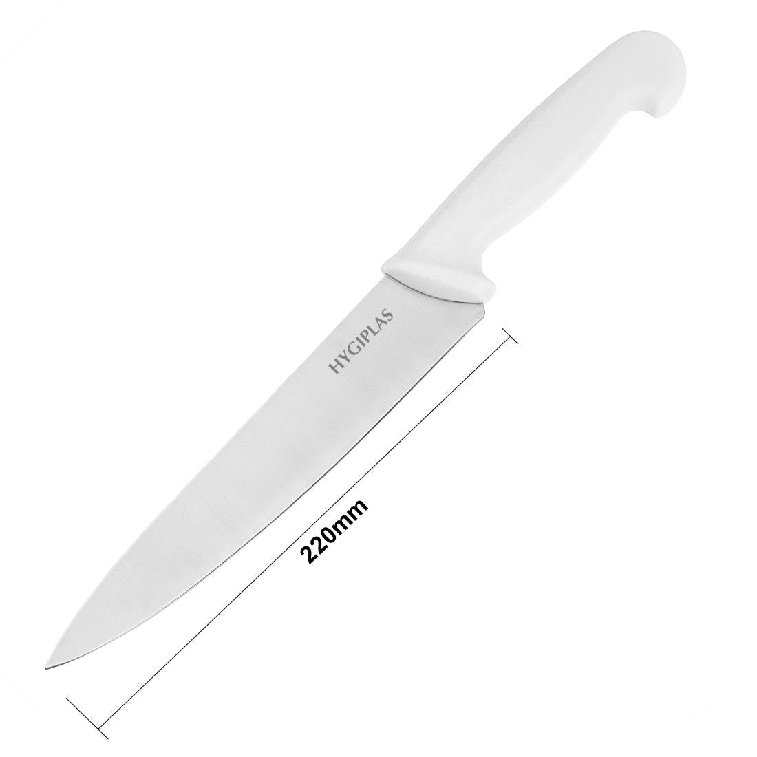 Hygiplas Cooks Knife White - 215mm 8 1/2"