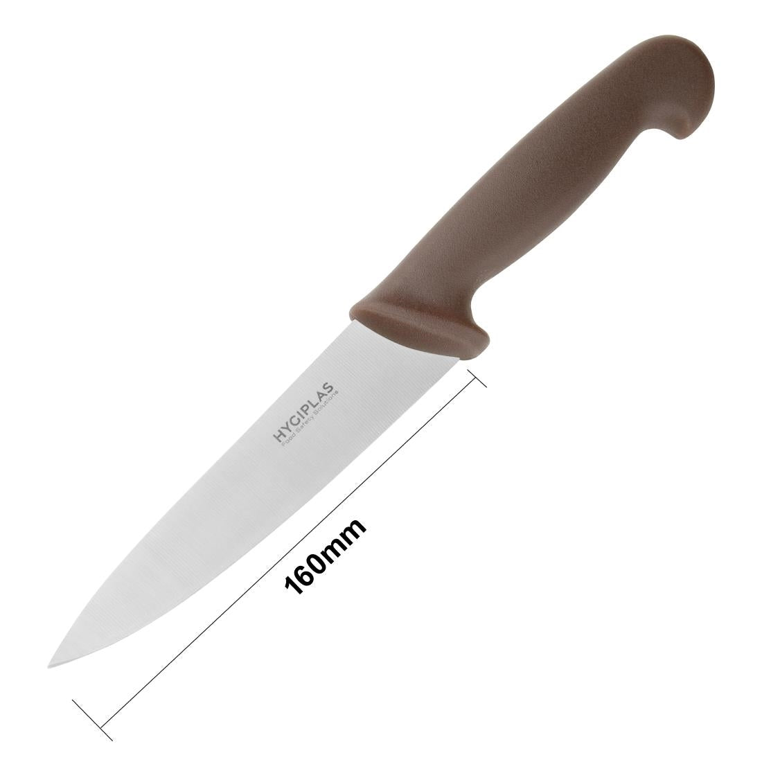 Hygiplas Cooks Knife Brown - 155mm 6 1/4"