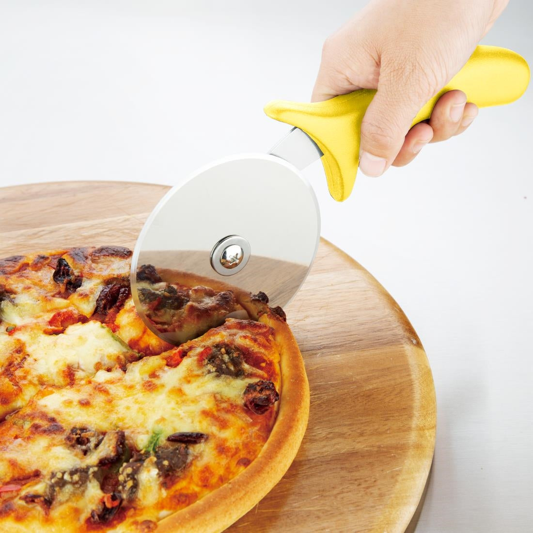 Hygiplas Pizza Wheel Yellow - 102mm 4"