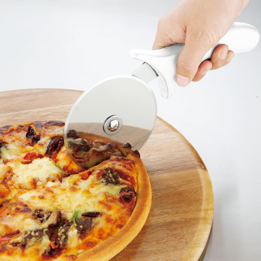 Hygiplas Pizza Wheel White - 102mm 4"