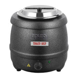 Apuro Graphite Soup Kettle - 10Ltr