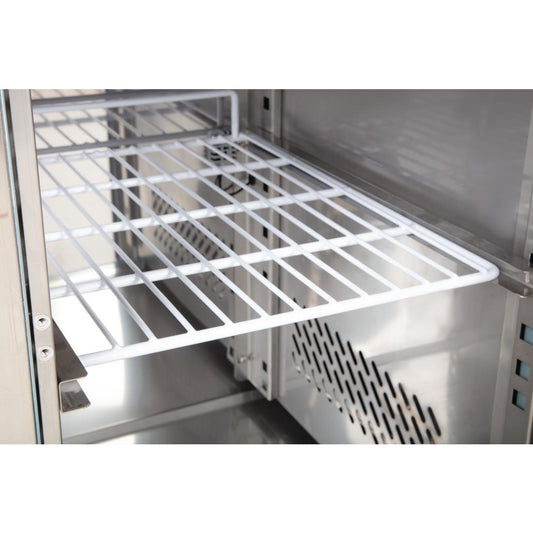 Polar U-Series Double Drawer Counter Fridge 282Ltr