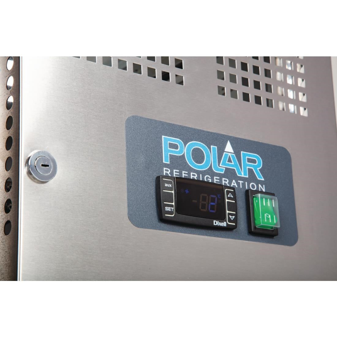 Polar U-Series Double Door Counter Fridge - 228Ltr