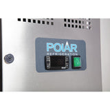 Polar U-Series Double Door Counter Fridge 282Ltr