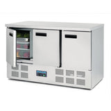 Polar G-Series Triple Door Counter Fridge 368Ltr