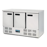 Polar G-Series Triple Door Counter Fridge 368Ltr