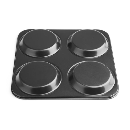 Vogue Non Stick Yorkshire Pudding Tray 4 Cup - 235x235x23mm 9 1/4x9 1/4x1"