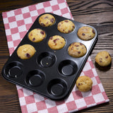 Vogue Non Stick Mini Muffin Tray 12 Cup - 315x238x14mm 12 1/2x9 1/4x0 1/2"