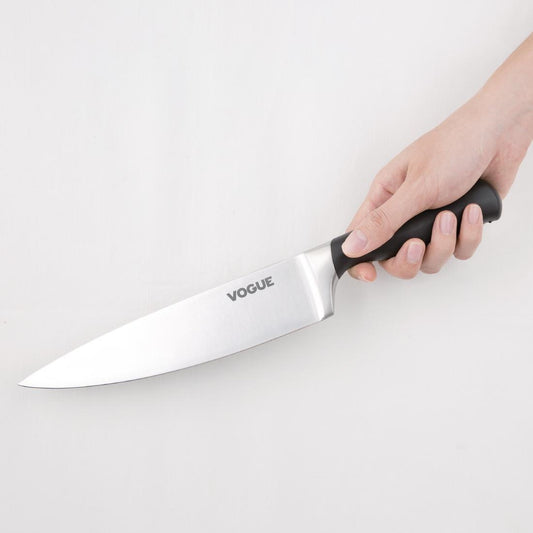 Vogue Soft Grip Chef's Knife St/St - 200mm 8"