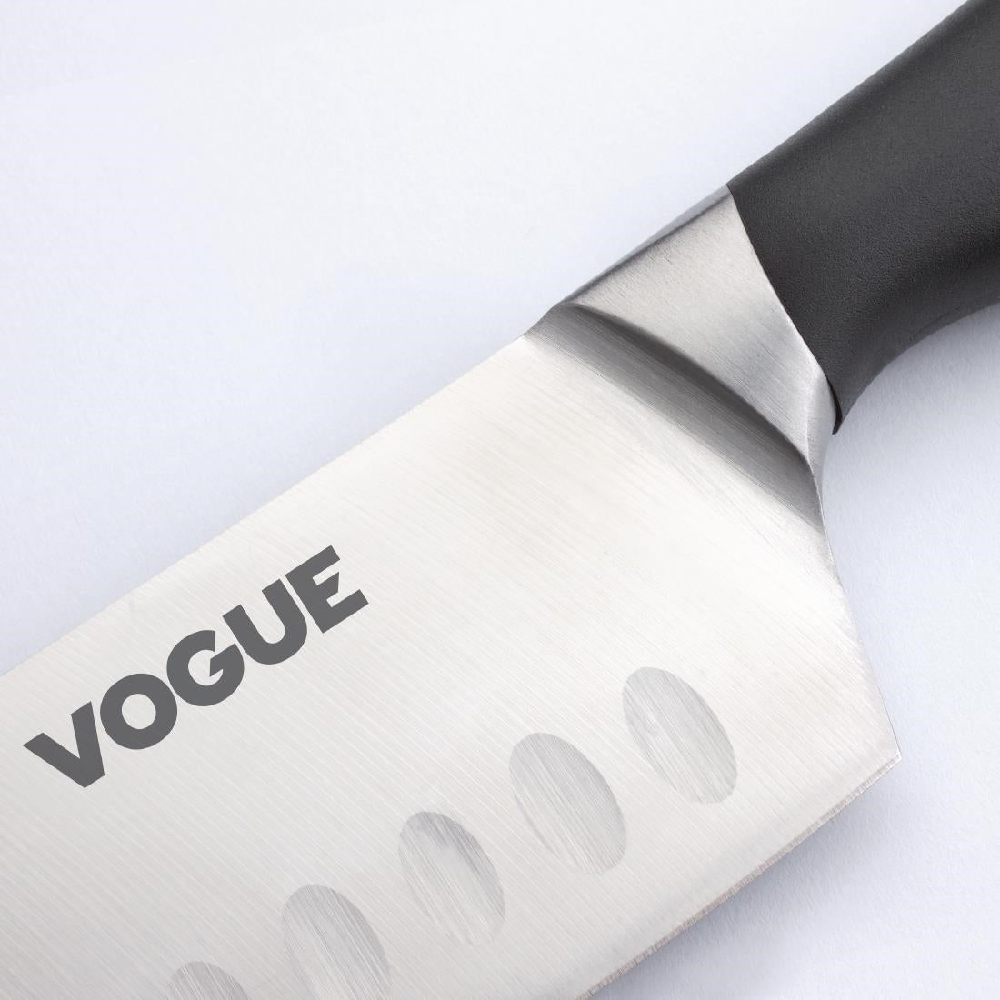 Vogue Soft Grip Santoku Knife St/St - 180mm 7"