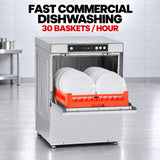 Asber Tech Line Underbench Dishwasher - GE-500BDD