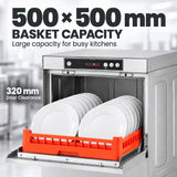 Asber Tech Line Underbench Dishwasher - GE-500BDD