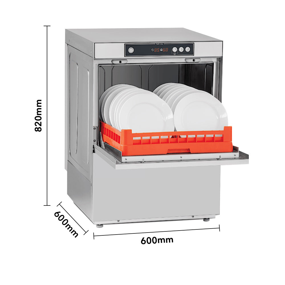 Asber Tech Line Underbench Dishwasher - GE-500BDD