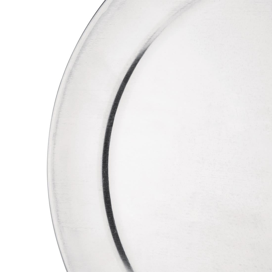 Vogue Pizza Tray Wide Rim Aluminum - 200mm 8"