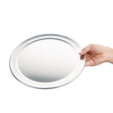 Vogue Pizza Tray Wide Rim Aluminum - 255mm 10"