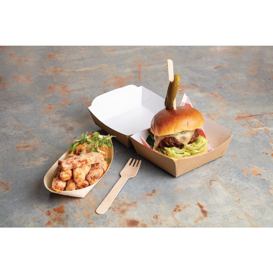 Fiesta Compostable Wooden Fork (Pack 100)