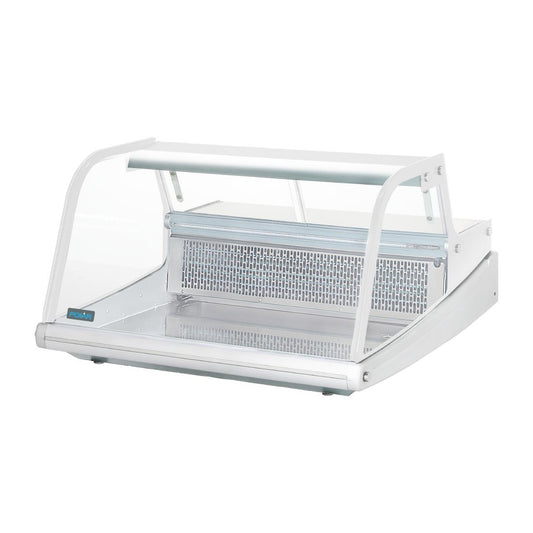 Polar Counter Top Serve Over Fish Display Unit White - 915mm