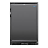 Polar G-Series Back Bar Cooler with Single Solid Hinged Door Black - 850mm