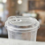 PakMax 98mm Cold Cup Sip Through Lid - CCSTL-98C-PET-LID