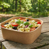 PakMax 880ML Kraft Paper Rectangular Bowl - KPRB-750