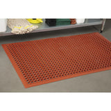 EDLP - Jantex Rubber Grease-resistant Anti-Fatigue Mat Red 0.9x1.5m