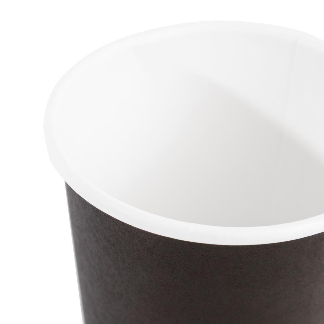 Fiesta Recyclable Espresso Cups Single Wall Black - 114ml 4oz (Sleeve 50)