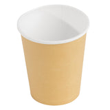 Fiesta Recyclable Hot Cups Single Wall Kraft - 228ml (8oz) (Sleeve 50)