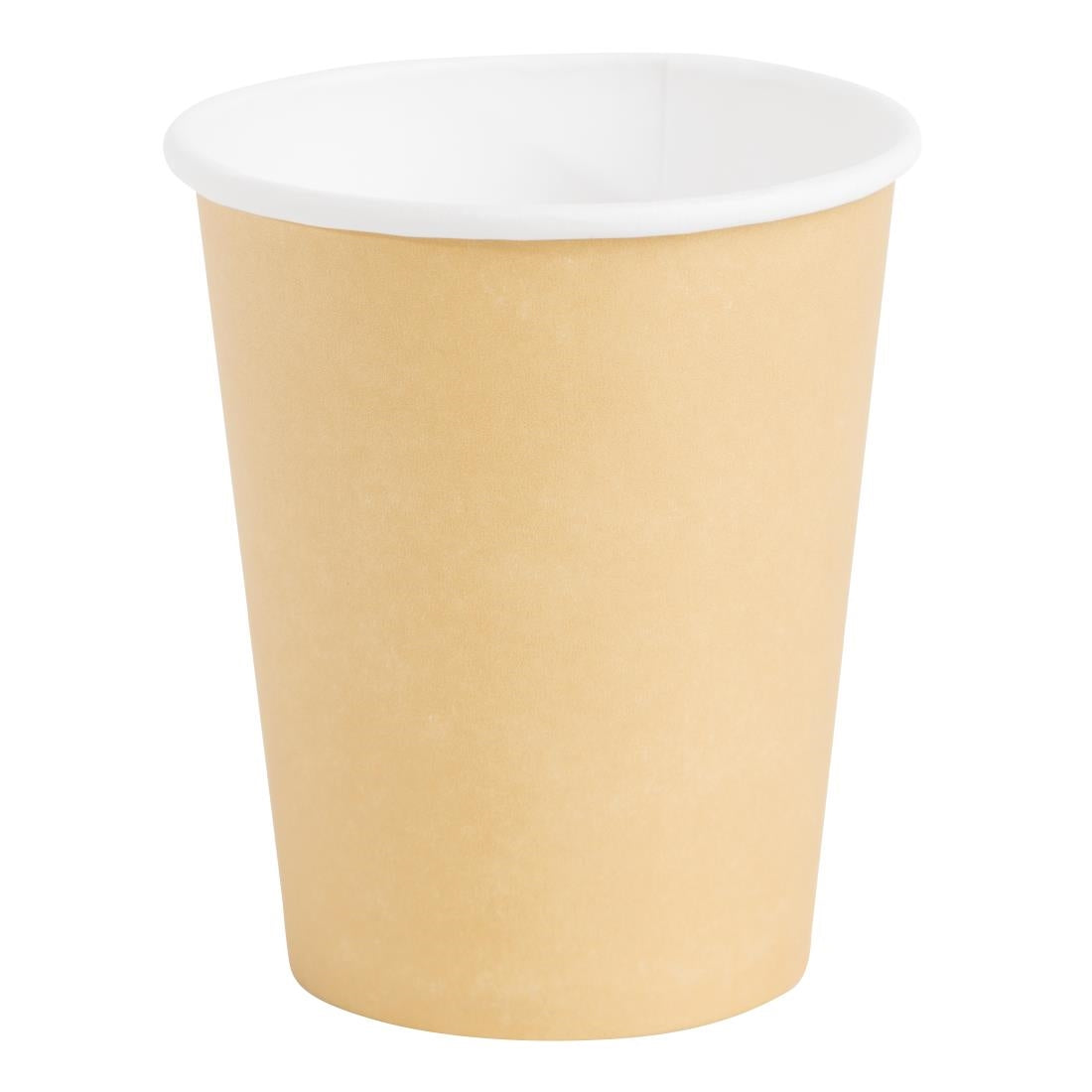 Fiesta Recyclable Hot Cups Single Wall Kraft - 228ml (8oz) (Sleeve 50)