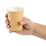 Fiesta Recyclable Hot Cups Single Wall Kraft - 228ml (8oz) (Box 1000)